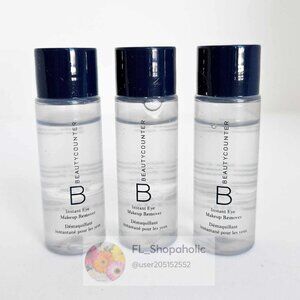 *Beautycounter* 3x MINI Instant Eye-Makeup Removers- TRAVEL - NEW! - FAST SHIP!